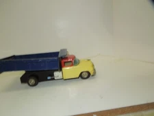 Cragstan tin toy dump truck 12" long