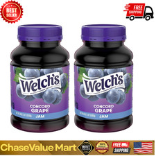 2 pack Welch's Concord Grape Jam, 30 oz Jar...