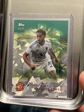 Matheus cuhna Numbered /99 Cracked Ice 2025-26 Topps Manchester United Team Set