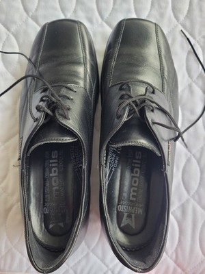 Mephisto Leder Schuhe  Schwarz Gr. 39,5  Gr. 6,5 Schnürschuhe Sehr guter Zustand