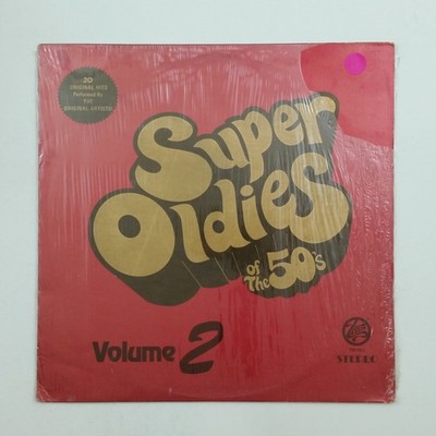 SUPER OLDIES OF THE 50's Vol 2 TOP502 LP Vinyl VG+near++ Cover Shrink