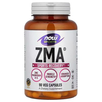 NOW Foods Sports ZMA  90 Veg Capsules