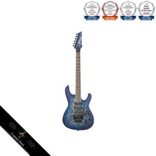 Guitarra Ibanez Serie S con Acabado Envolvente Pastilla DiMarzio: Azul Cósmico Frozen