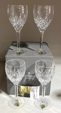 SET OF 4 WATERFORD CRYSTAL RYAN Wine Hock GOBLETS 154169 Ireland New In Box