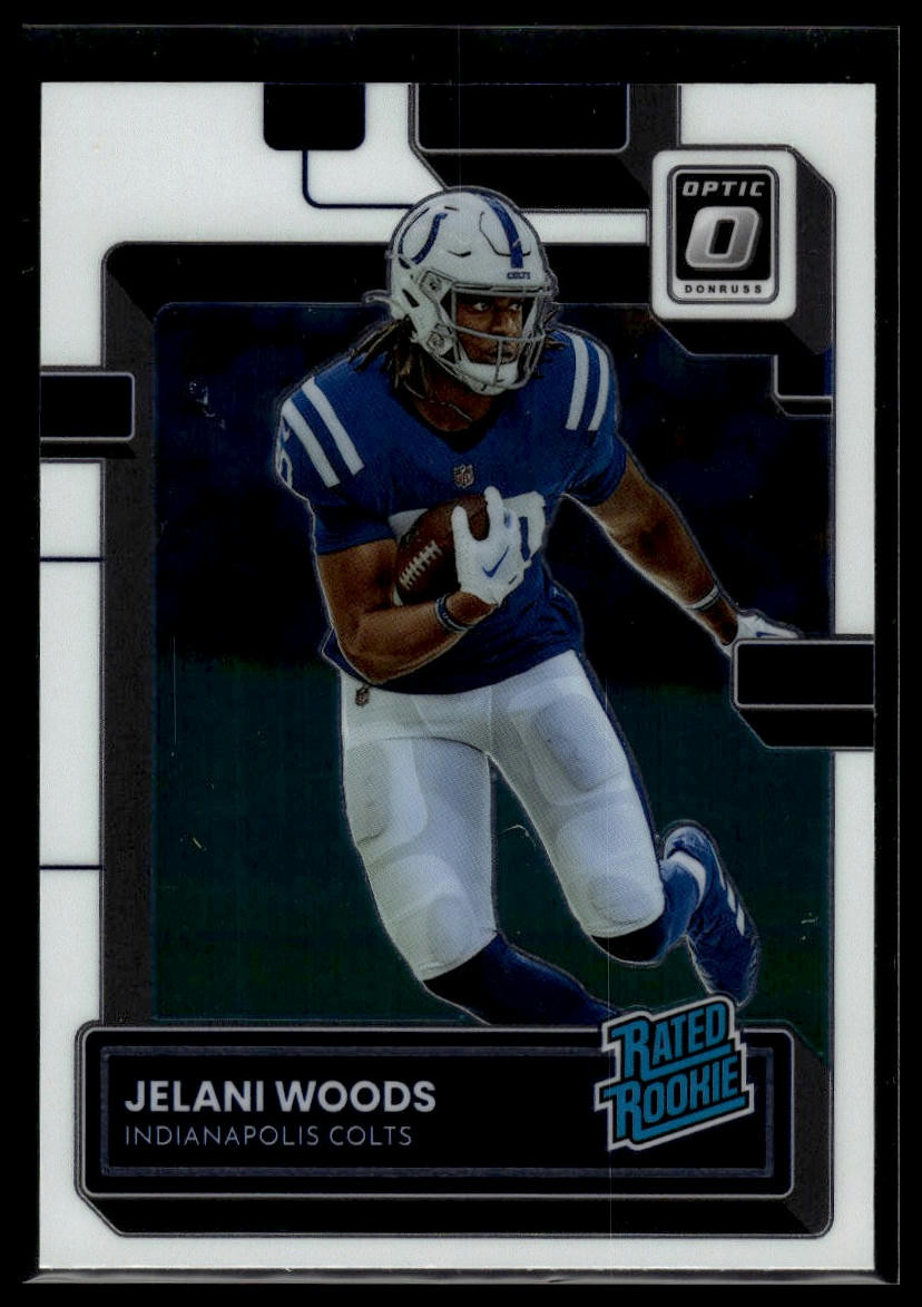 2022 Donruss Optic #287 Jelani Woods Rated Rookie