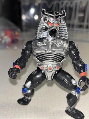 TMNT 1991 Chrome Dome Teenage Mutant Ninja Turtle Vintage Action Figure —READ