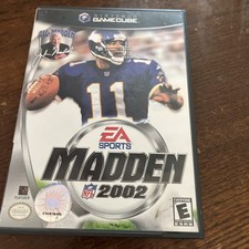 Madden NFL 2002 (2001), Nintendo Gamecube W/ Manual Daunte Culpepper Vikings