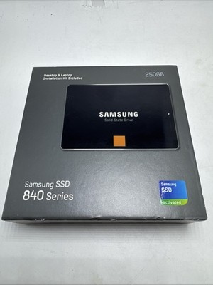 SAMSUNG 840 Series 250GB Solid State Drive SSD MZ-7TD250KW New Sealed In Box