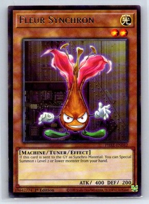 Fleur Synchron LED8-EN031  Synchro Storm Yu-Gi-Oh 1st Edition LP