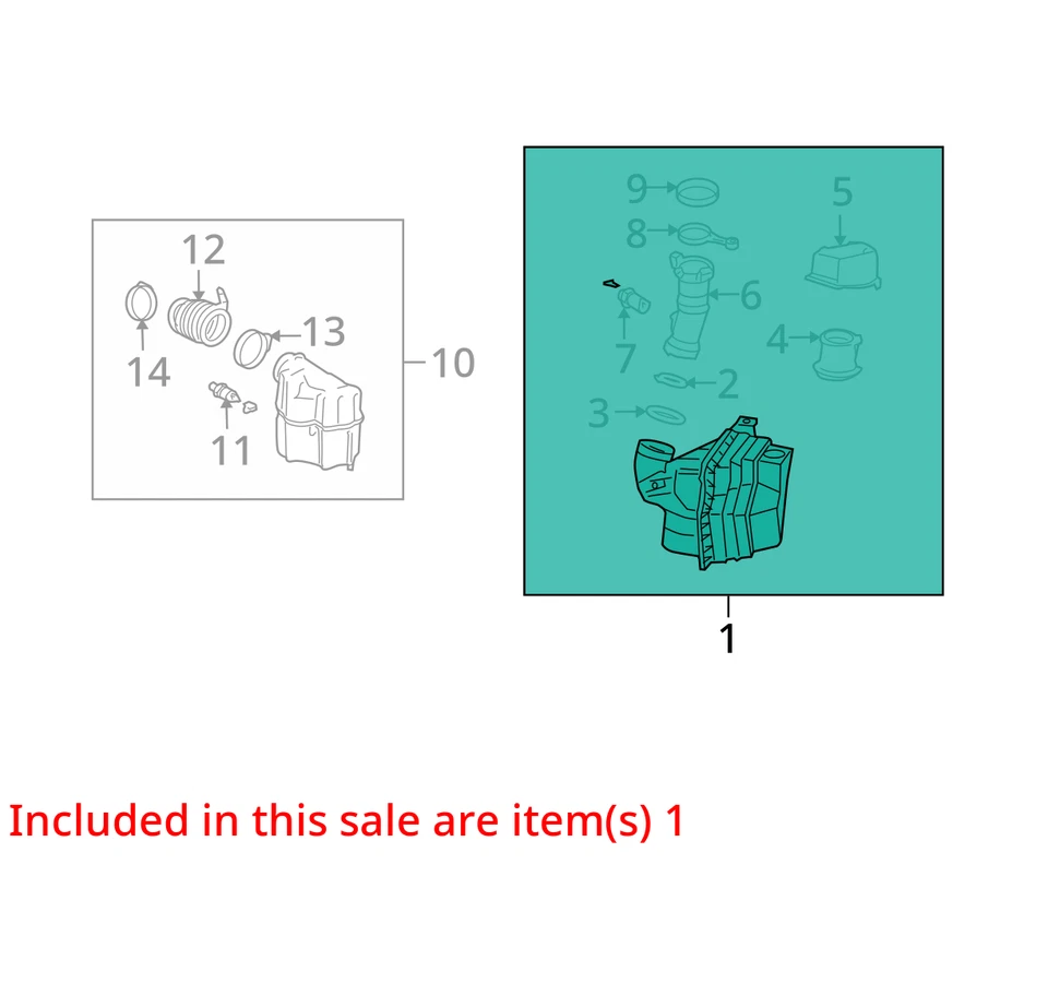 Purificador de ar 2.3L DOHC compatível com 03-04 FOCUS 31238160 - Imagem 4 de 4