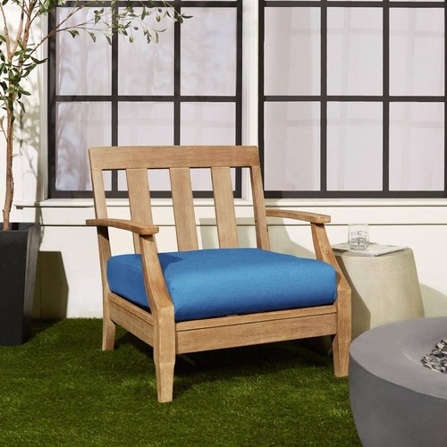 Outdura ETC Lapis Rectangle Outdoor Seat Cushion - Picture 3 of 3