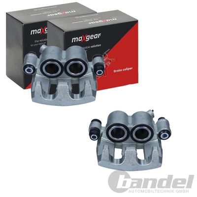 2X MAXGEAR BREMSSATTEL VORNE LINKS RECHTS PASSEND FÜR OPEL MOVANO RENAULT MASTER
