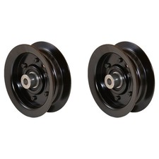  Pack of 2 Flat Idler Pulleys Fits Toro 106-2175, 1062175, 132-9420, 1329420