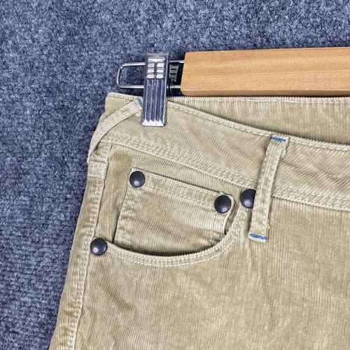 Free People Womens Corduroy Pants Size 27 (Measures 31/32) Beige Cotton Skinny - Picture 4 of 14