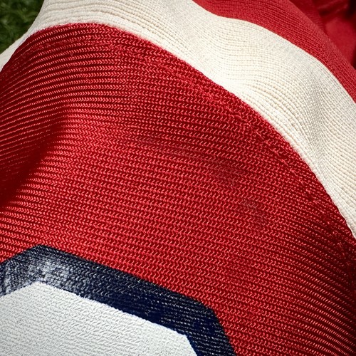 Maglia Nike NCAA Pro Model 2002 Ole Miss Rebels Eli Manning autografo emesso rosso - Foto 12 di 19