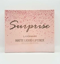 Surprise Langmanni 24 Colors Collection MATTE LIQUID Lipstick Set-NEW Sealed Box