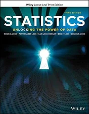 Statistics: Unlocking the Power of Data - Loose Leaf, by Lock Robin H.; - Good