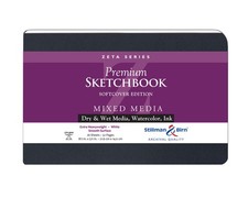 Stillman Birn Zeta Series - Softcover Sketchbook - Landscape 8 x 5 - 270gsm