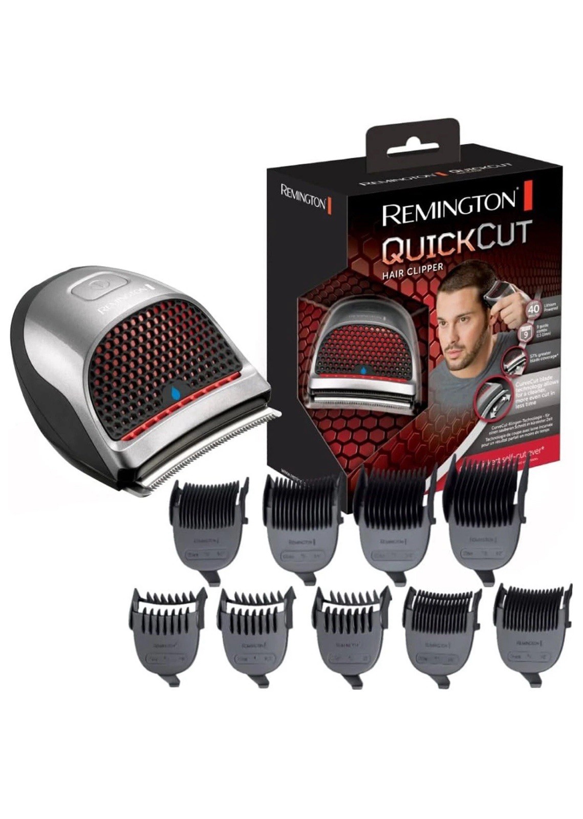 Remington Quick Cut Mens Hair Clippers Trimmer Hair Cut Cord Cordless HC4250