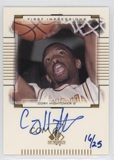 2000 SP Top Prospects First Impressions Gold 16/25 Cory Hightower #CH Auto 3c7