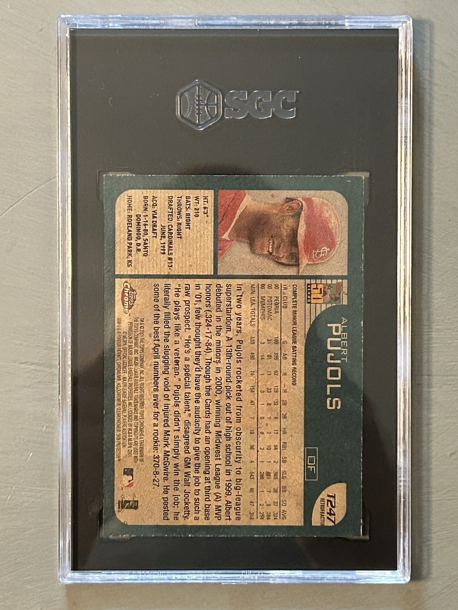 2001 Topps Traded & Rookies - Albert Pujols #T247 Chrome