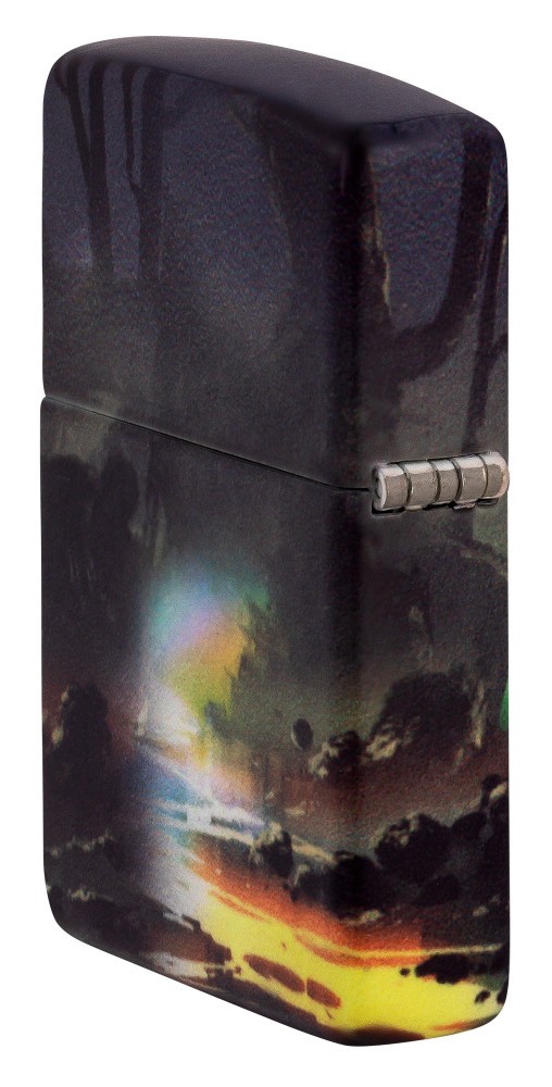 Zippo Moon Dream Design Glow in the Dark Windproof Pocket Lighter, 46259