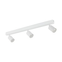 Deckenstrahler 3-Flammig Weiß Metall GU10 L:77 Cm Drehbar Deckenspot Esszimmer