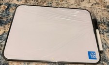White Board Portable 12 X 9 NEW Dry Erase with Attached Replacable Marker