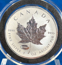 2015 Canada $5 Silver Maple Leaf 1 Oz. Reverse Proof E=MC2 Privy