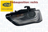 Magneti Marelli 711307024090 Hauptscheinwerfer Links Scheinwerfer FüR Audi