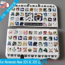 A E Snap on Case Protective Cover Housing Shell For Nintendo New 3DS LL / 3DS XL