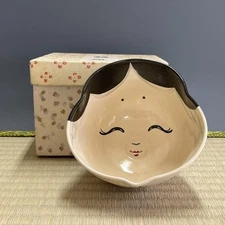 Toho Tezuka / Kyo Ware A535 : Japanese Pottery Chawan Matcha Tea Bowl Vintage