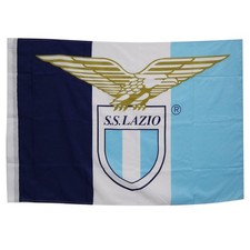Bandiera in tessuto Cm. 100x70 SS Lazio logo centrale