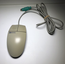 Vintage HP 2 Button PS/2 Mouse model M-S34