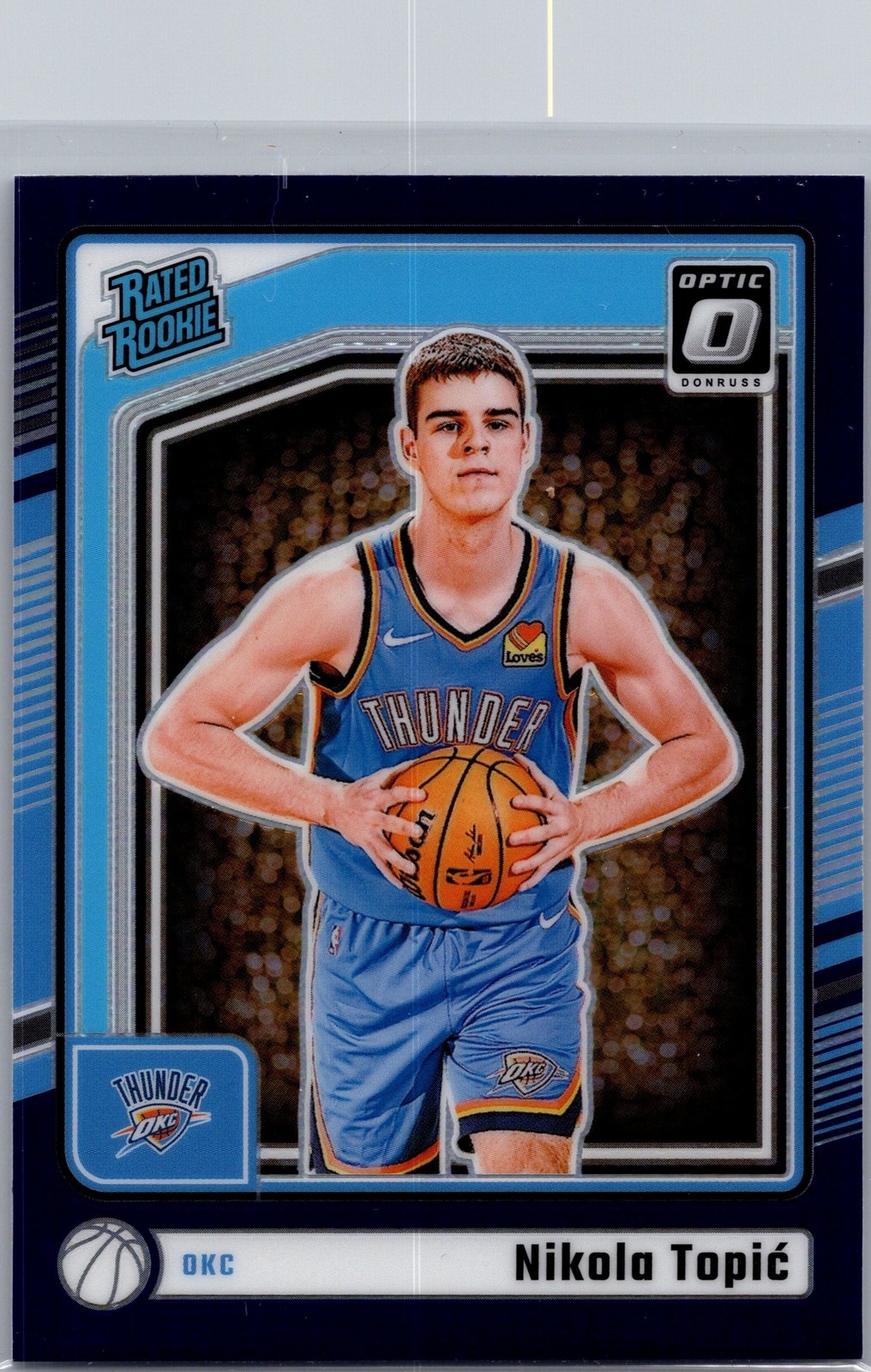 2024-25 Donruss Optic #278 Nikola Topic Purple