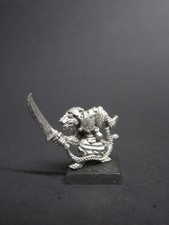 Warhammer Fantasy Skaven Packmaster with Whip and Sword metal miniature