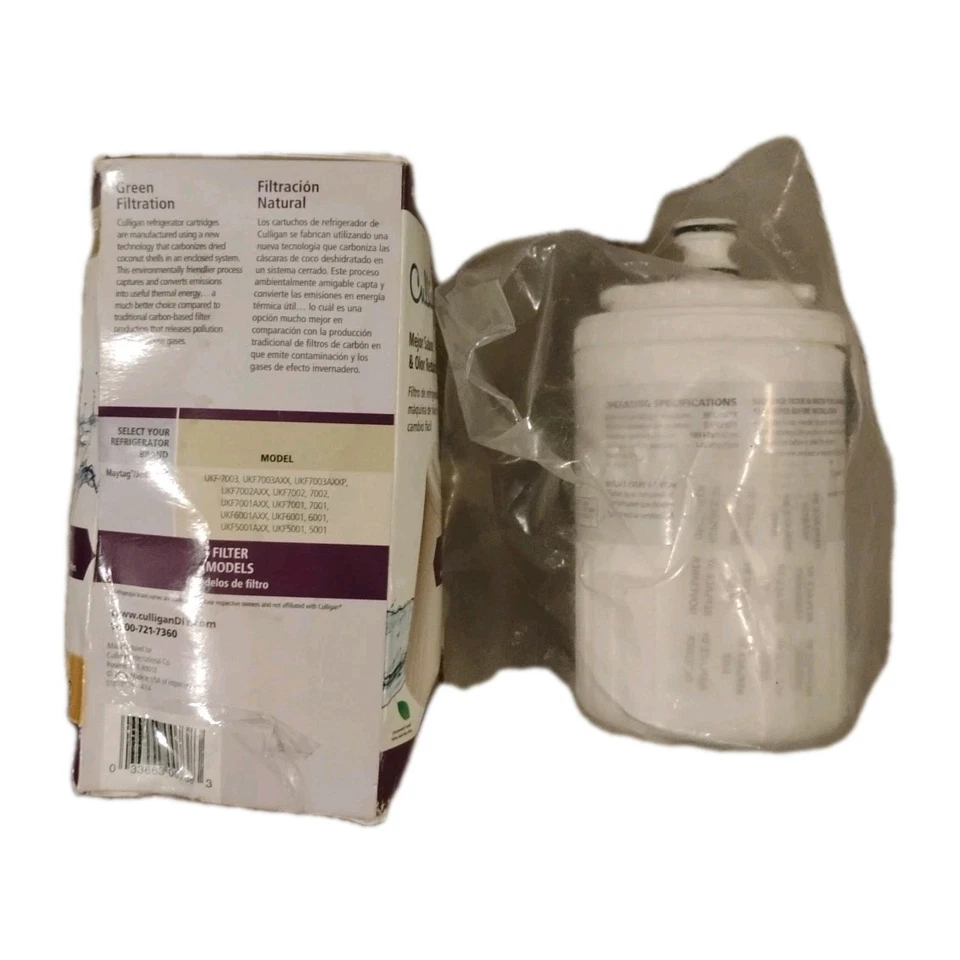 Filtro de agua para refrigerador 2-Culligan Advanced Filtration Maytag UKF7003 Foto 3 de 4