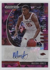 2020-21 Panini Prizm Draft Picks Prospect Purple Ice 76/99 Mason Jones Auto 11p9