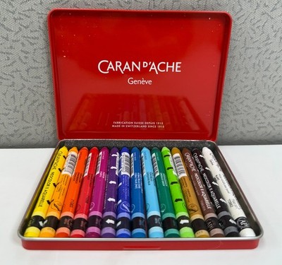 Caran d'Ache Neocolor II Aquarelle, 15 Water-Soluble Wax Pastels