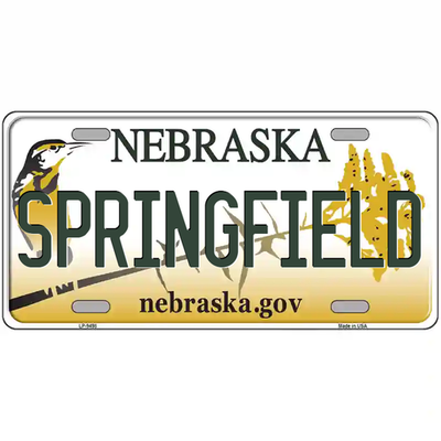 アクセサリー nebraska Springfield Nebraska Metal Sign | eBay