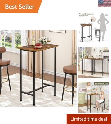 High Top Table, Compact Bar Table, Bar Height Pub Table, Kitchen Dining Table...