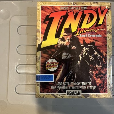 INDY - INDIANA JONES AND THE LAST CRUSADE - ACTION GAME - PC FLOPPY -READ