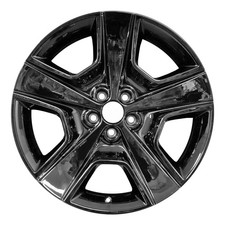 02437 Reconditioned OEM 20x8 Aluminum Wheel Painted Gloss Black