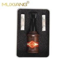 MUXIANG Wooden Cigar Tips Holder Cigar Mouthpiece 54-58 Ring 2pcs 8mm Filters
