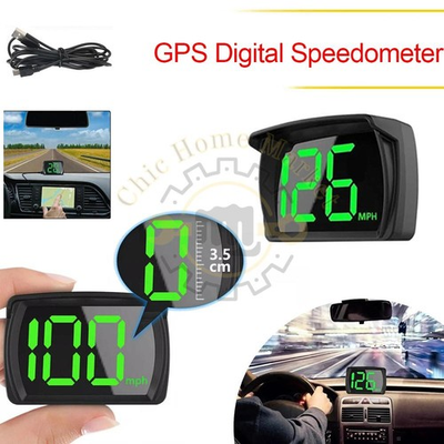 #ad GPS Digital Speedometer Car Truck Motorcycle Head Up Display Odometer HUD MPH US $5.99