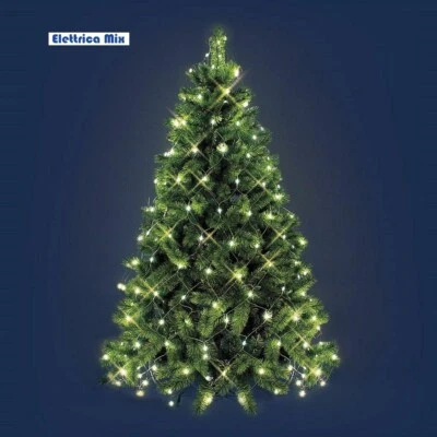 WISDOM Luci Mantello per Albero di Natale Rete Luce Led 198 Vari colori Addobbi Filo