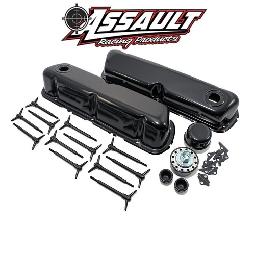 196285 SBF Ford Black Valve Cover Dress Up Kit Small Block 260 289 302