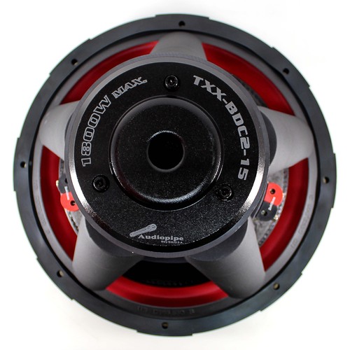 Audiopipe BD 15" Subwoofer 2000W PMPO, 750W RMS Dual 4-Ohm VC TXX-BDC2-15 - Bild 4 von 5