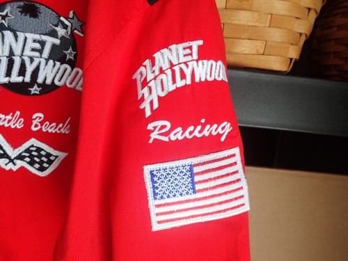 Giacca da corsa Planet Hollywood Myrtle Beach XL nuova senza etichette rara vintage - Foto 4 di 10
