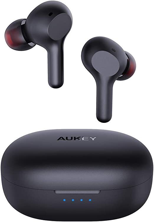 Auriculares Bluetooth aukey ep-T21 Impermeable con Estuche de carga 24h